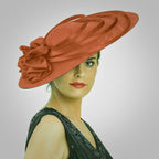 Fancy Christmas Sinamay Fascinator Perfect Wedding Hat Unique Derby Party Hat
