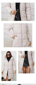 Women's Long Winter Parkas Thick Down Cotton Coat
