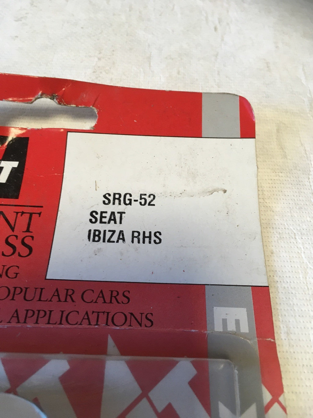Seat Ibiza Malaga 85-92 Right Side Replacement Door Wing Mirror glass