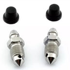 Brake Caliper Bleed Screw Nipples x2 Twin Pack with Cap – M10x1 – Motorcycle & Car
