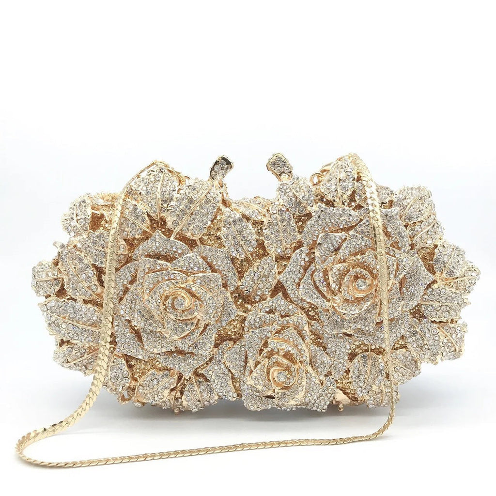 Women's Crystal Clutches Cocktail Purse