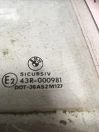 Window Glass Rear Right Door For a BMW E39 525i Facelift 2001