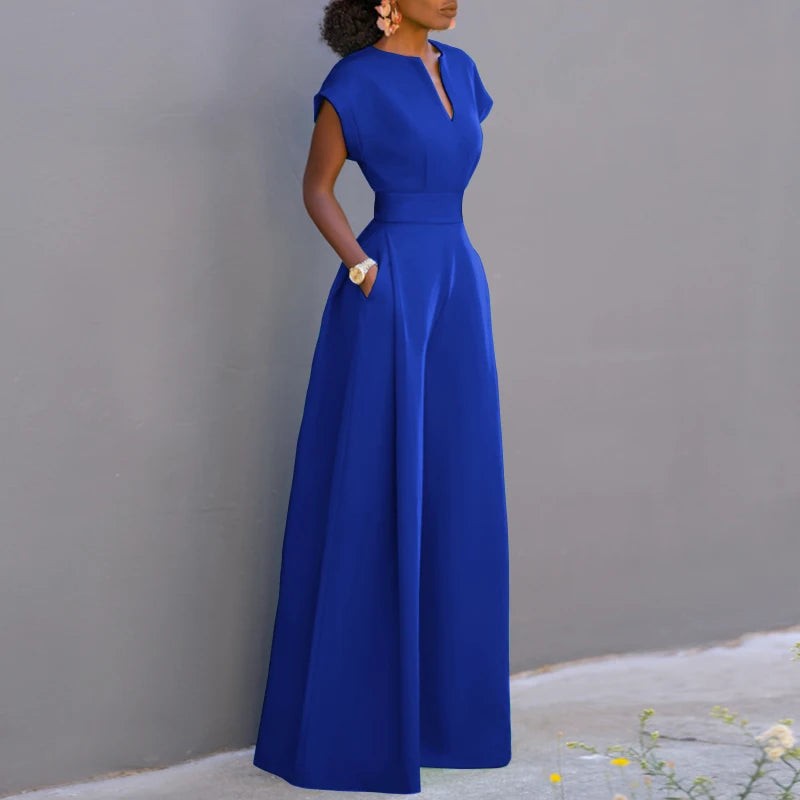 ZANZEA Summer Overalls Women 2024 Elegant Jumpsuits Holiday Casual Short Sleeve