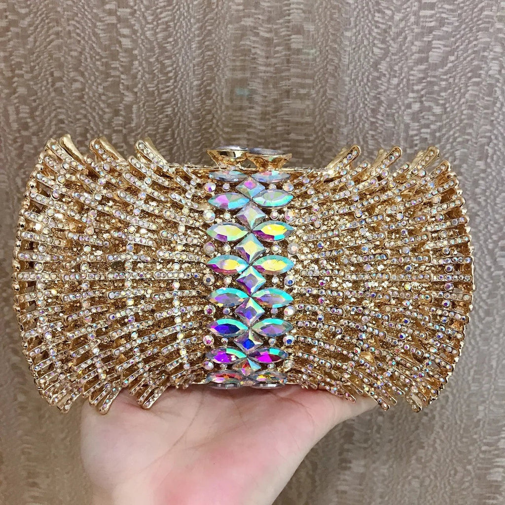 Crystal Women Handbags Luxury Designer Clutch Bags Diamond Handmade Wedding