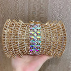Crystal Women Handbags Luxury Designer Clutch Bags Diamond Handmade Wedding