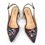 Italian Hollow Design Women's Shoes And Matching Bag