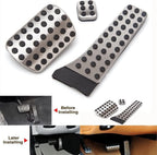Mercedes AMG Pedals Set 3PCS Stainless Steel Fuel Brake Footrest  A C E SL  CLS