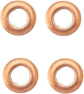 BMW Diesel Fuel Injector Copper Washer Seal Set x4 — M47 N47 B47 Engines — OE 2247156