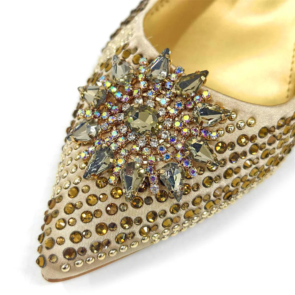 2024 Nigerian Design Evening Party Shoes And Bag Set Lucky Star Bag With