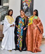 African Dress For Woman Plus Size Dress Bazin Riche Embroidery With Embroidery