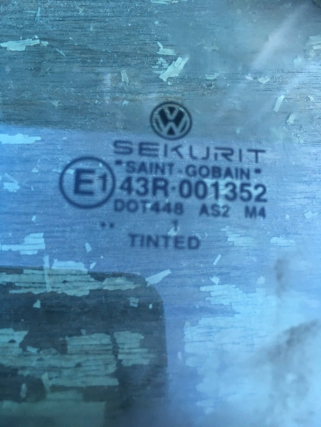 Rear Quarter Window Glass Left Side From Breaking VW Golf MK3 3.5  Convertible