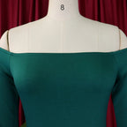 Elegant Sexy Side Slit Long Dress For Women Independent Stand Trade Clothing
