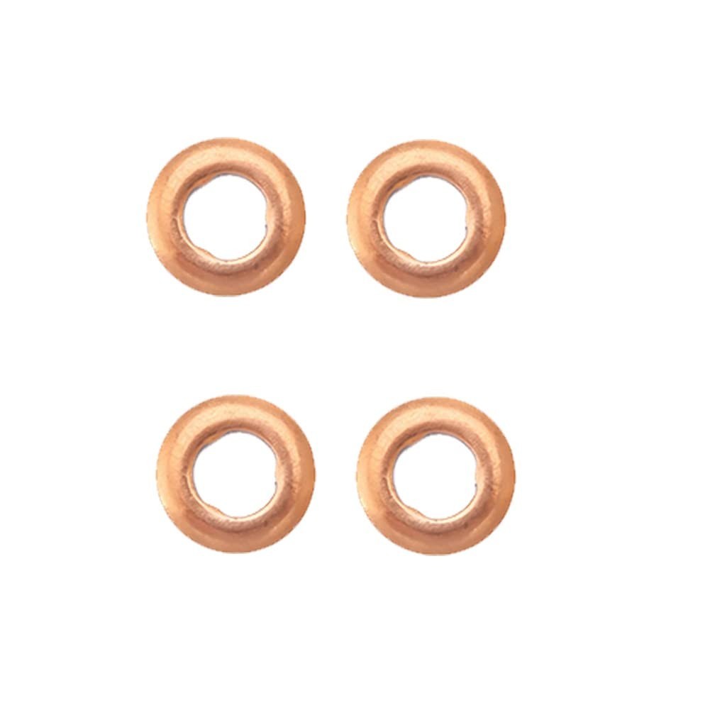 BMW Fuel Injector Copper Washer Seal Set  Diesel M57 N57 B57 Engine 6Pc 2247156