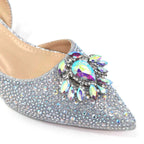 Italian Hollow Design Women's Shoes And Matching Bag