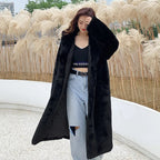 Women's Faux Fur Maxi Thick Autumn Luxury Winter Coat