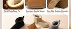 Women's Comfy Suede Plush Winter Warm Snow Boots
