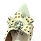 2022 Rivet Style Women Shoes and Bag to Match in Color matching High Quality