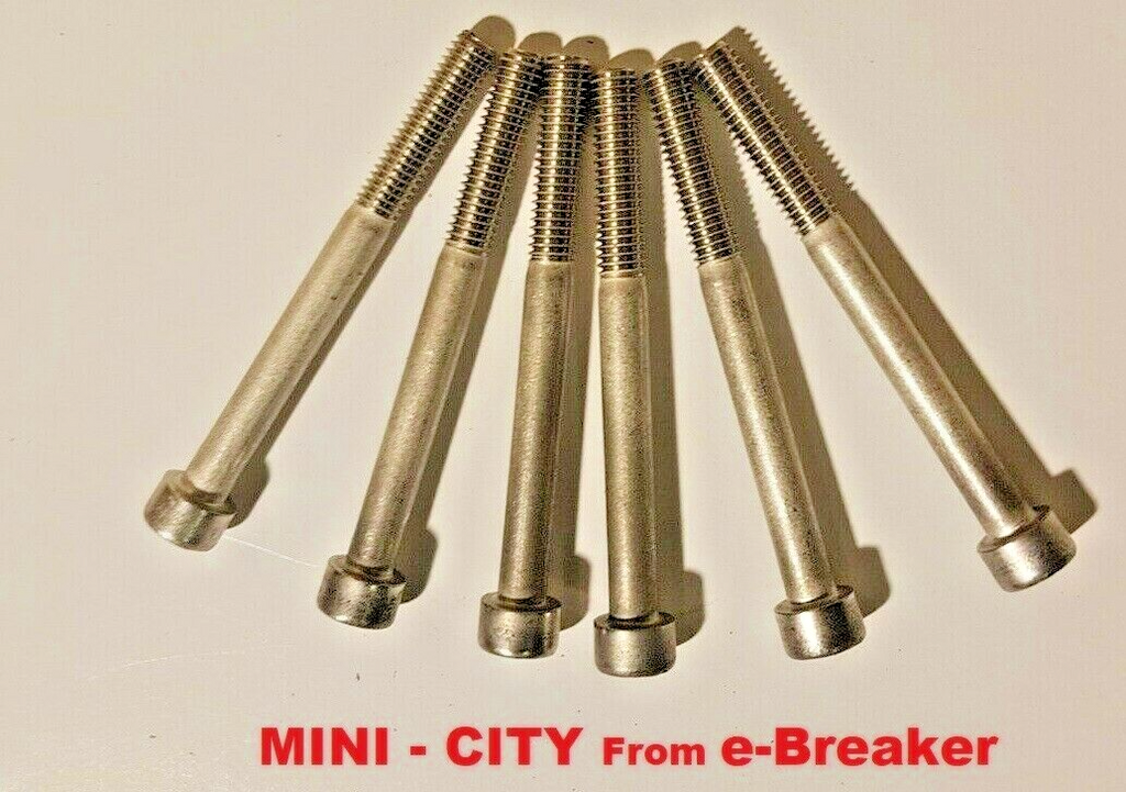 6x MINI Wing Mirror Fitting Bolts Stainless Steel For R50 R52 R53