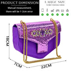 Italian Rhinestone Decoration Women's Shoes And Bag Set