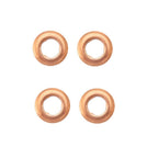 BMW Diesel Fuel Injector Copper Washer Seal Set x4 — M47 N47 B47 Engines — OE 2247156