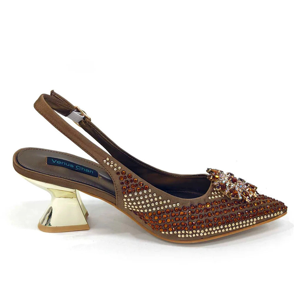 2024 Nigerian Design Evening Party Shoes And Bag Set Lucky Star Bag With