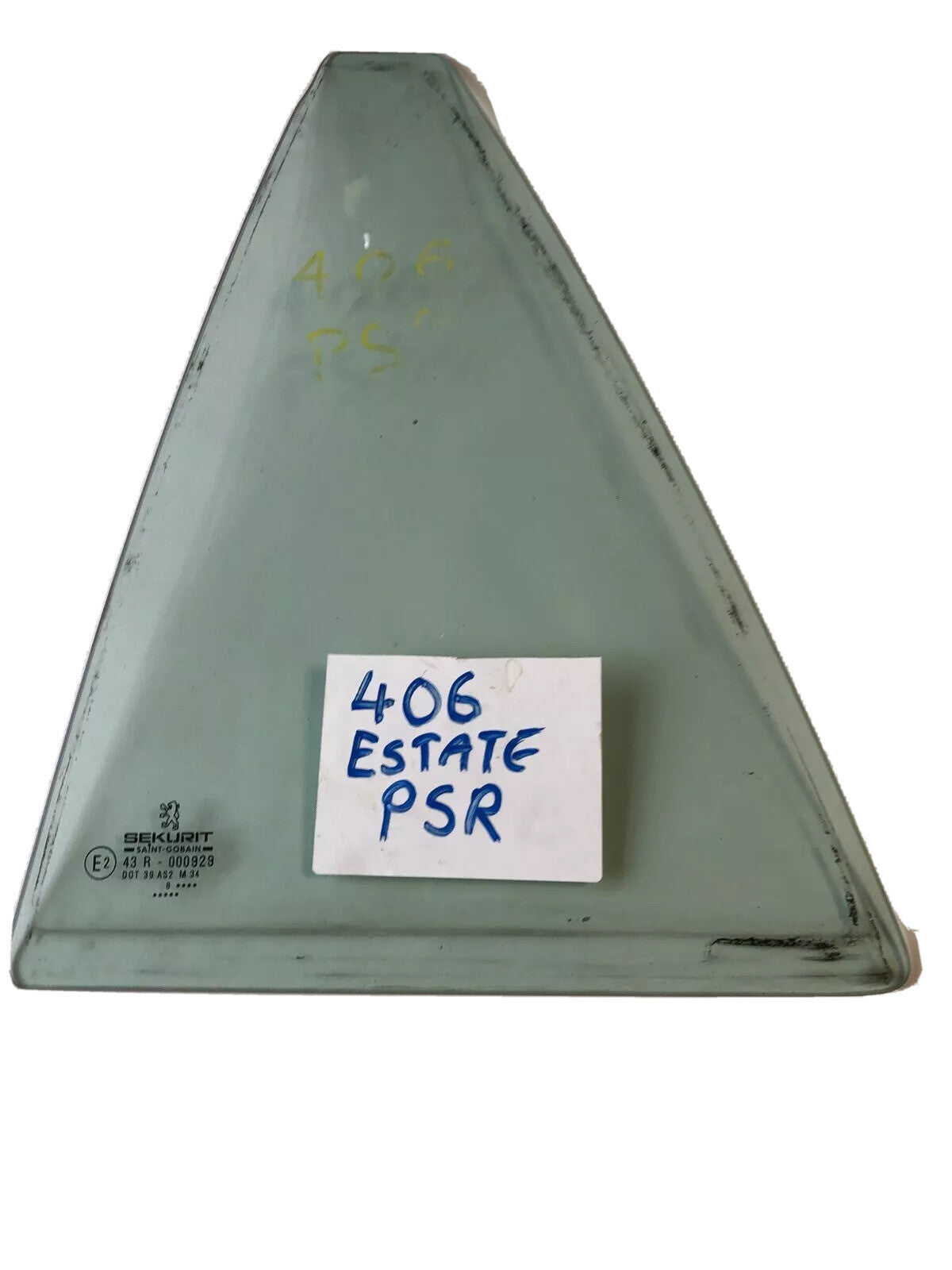 Peugeot 406 Estate Left  Rear Quarter Glass Window