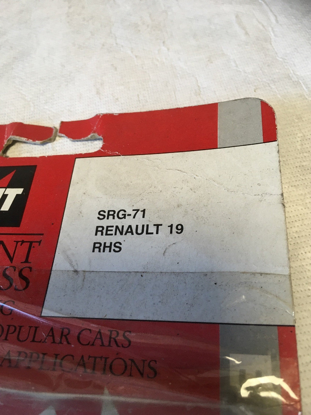 Renault 19 Years 89-96 Right Side Replacement Door Wing Mirror glass