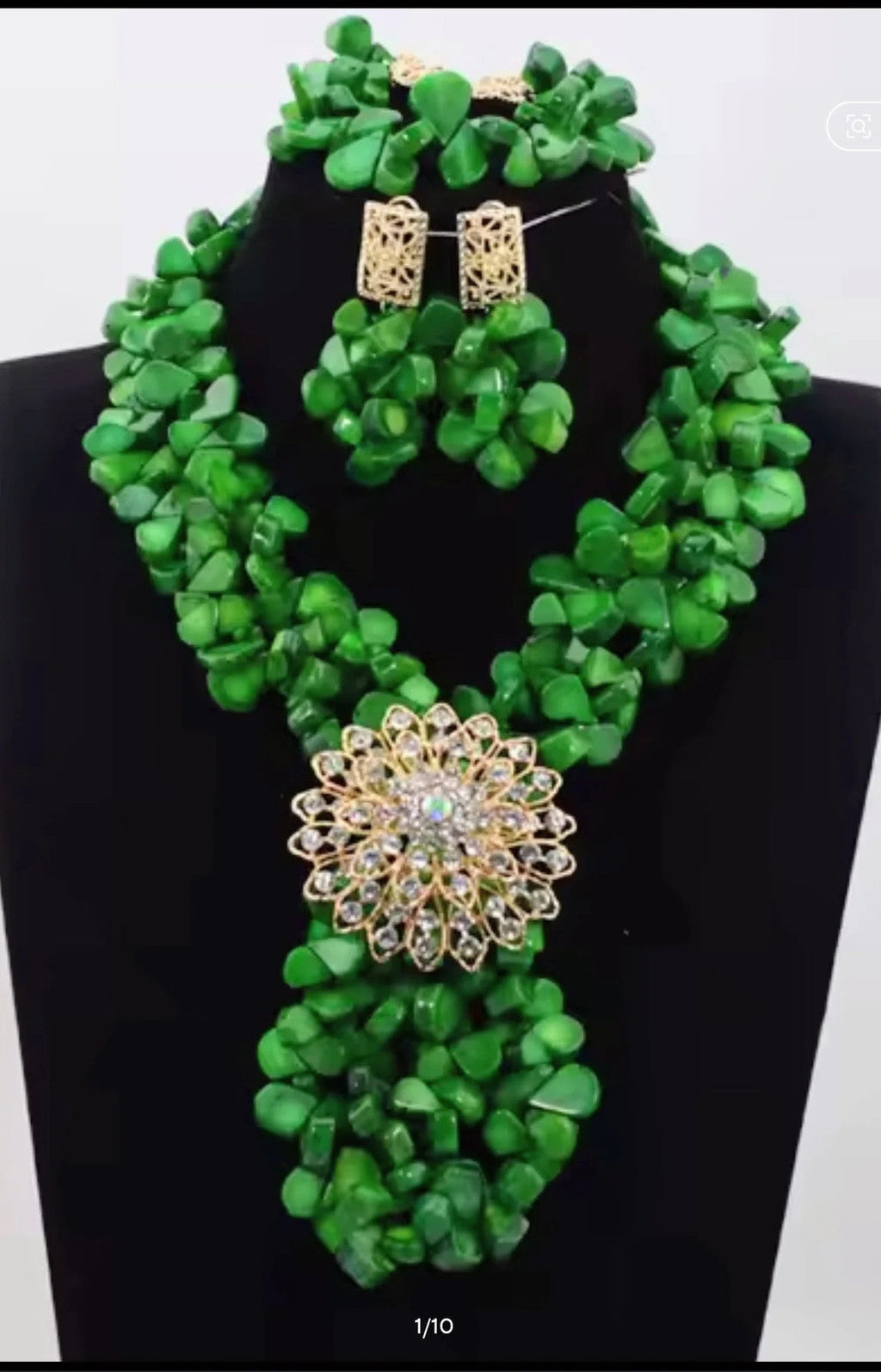 Fabulous African Beads Jewelry Set Latest Coral Beads Necklace Set Wholesale