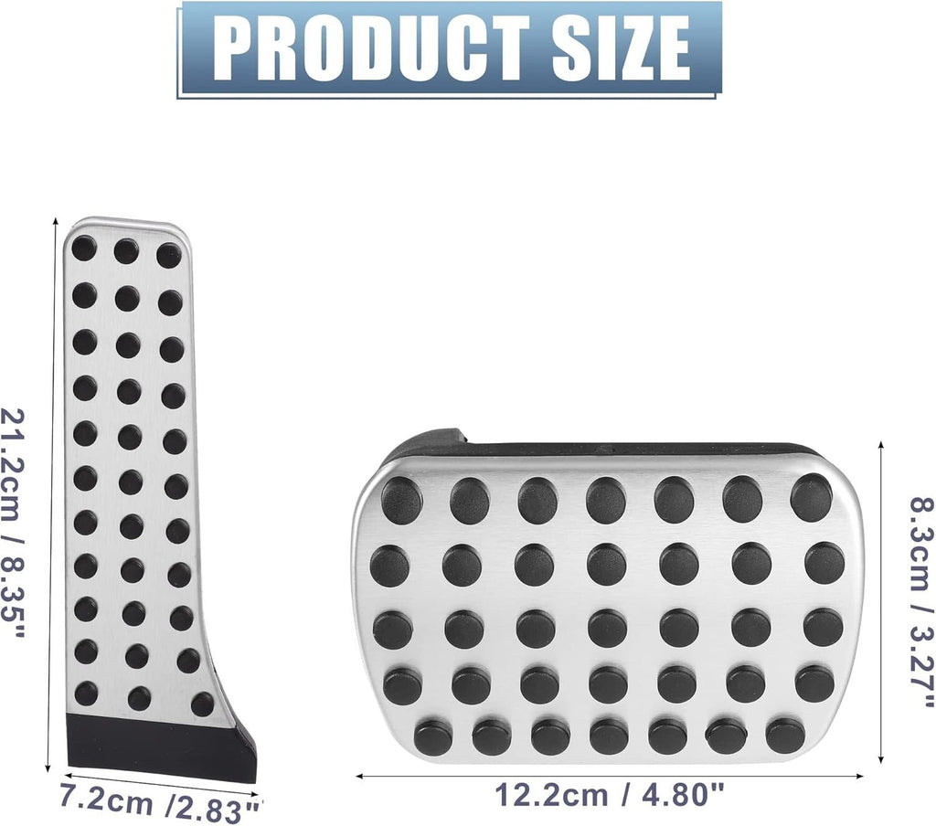 Mercedes AMG Pedals Set 3PCS Stainless Steel Fuel Brake Footrest  A C E SL  CLS