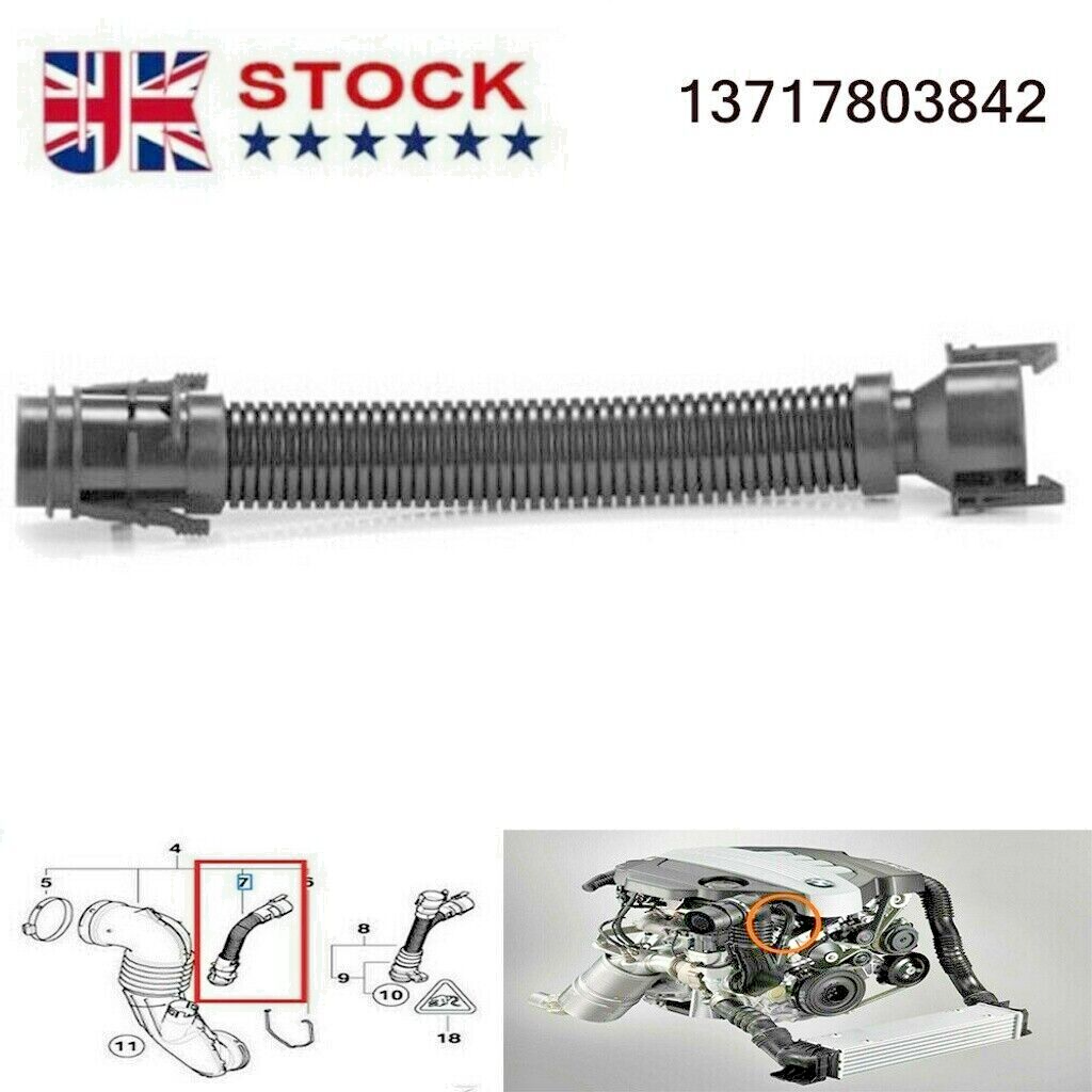 N47 N57 BMW Diesel Engine Crankcase Breather Pipe 7803842 OE BMW 1 3 4 5 Series