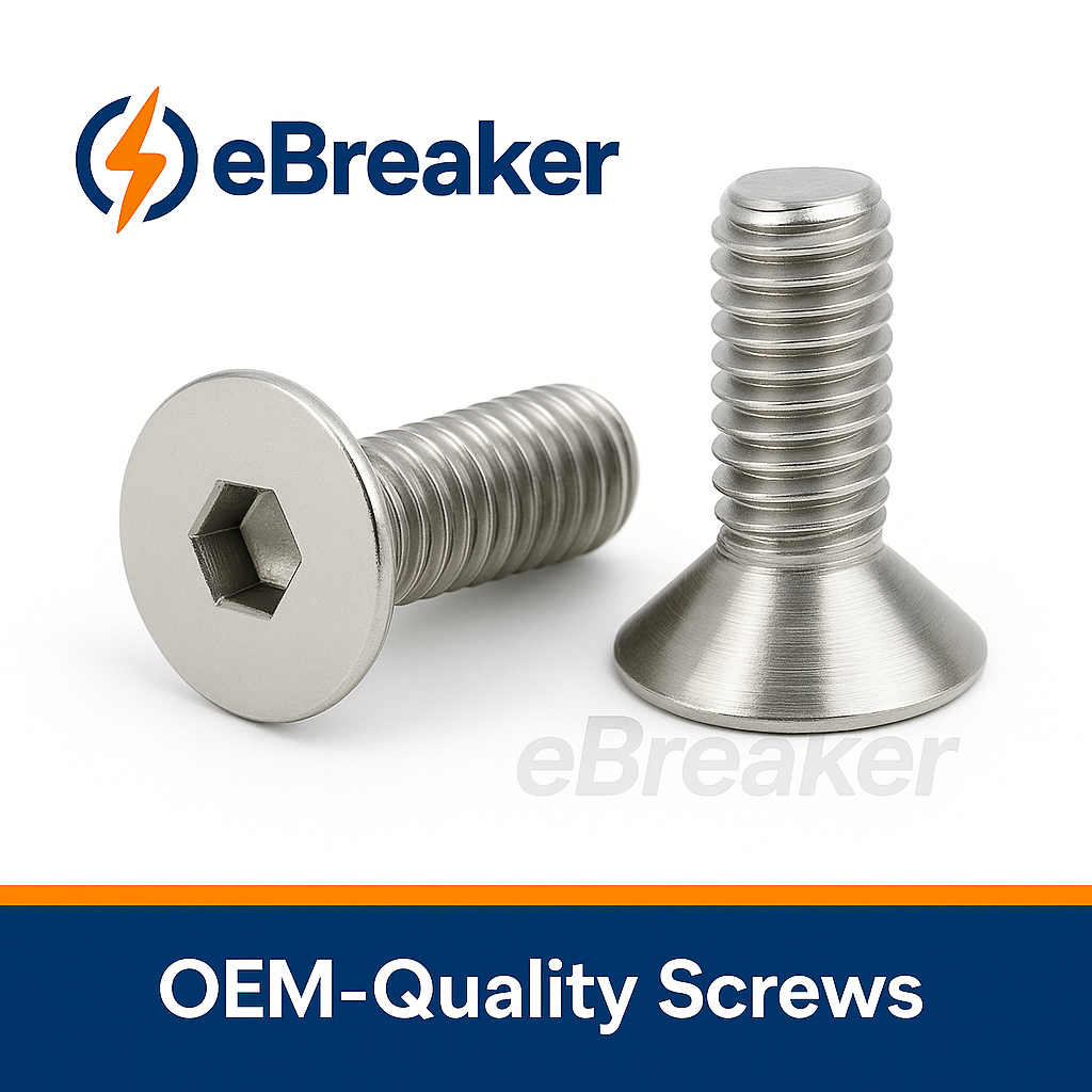 Porsche Brake Disc Retaining Bolts — 10.9 Grade High Tensile Zinc Plated x2