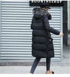 Women's Long down Hooded Jacket