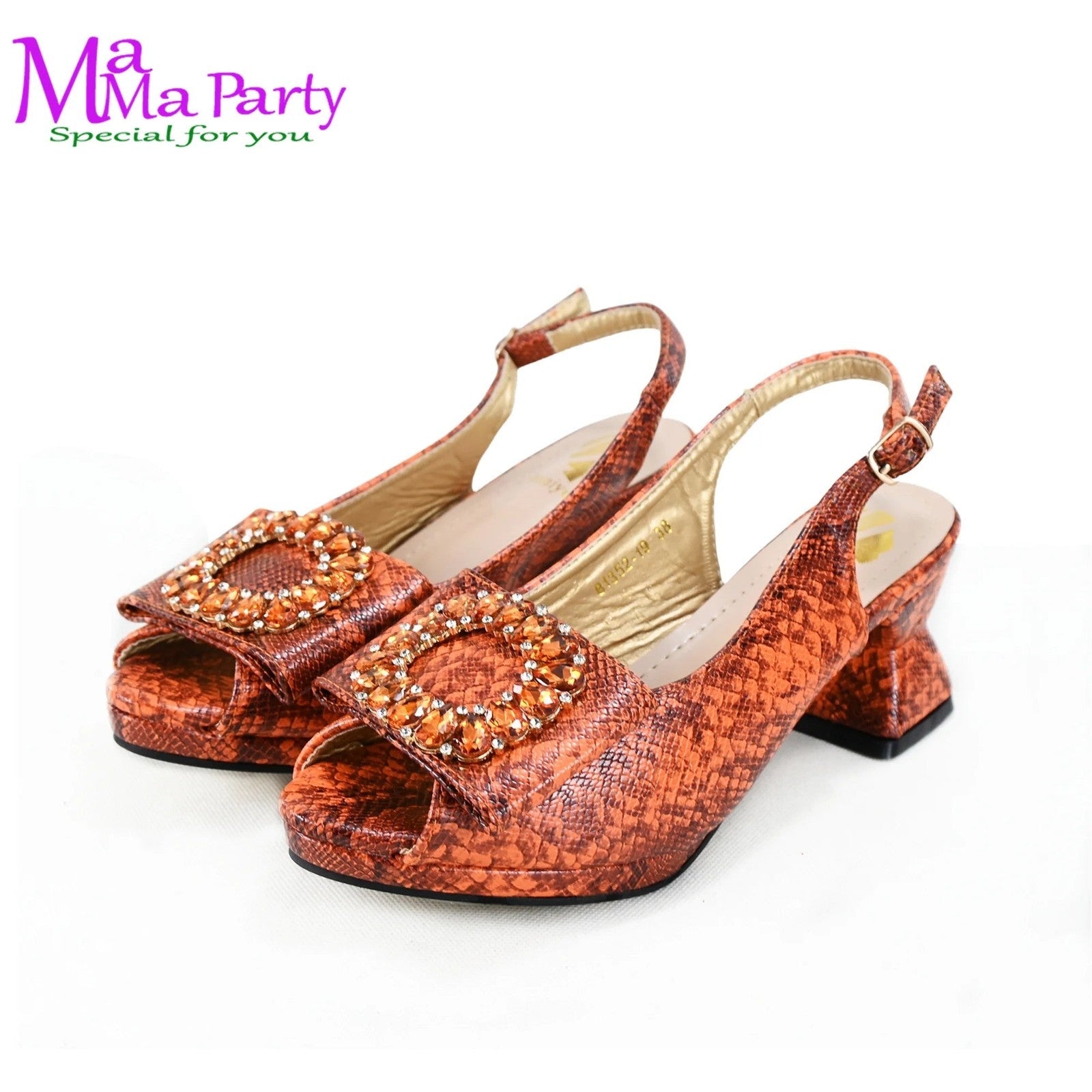 2025 Autumn New Design Specials Italian Women Shoes and Bag Set Comfortable Mid