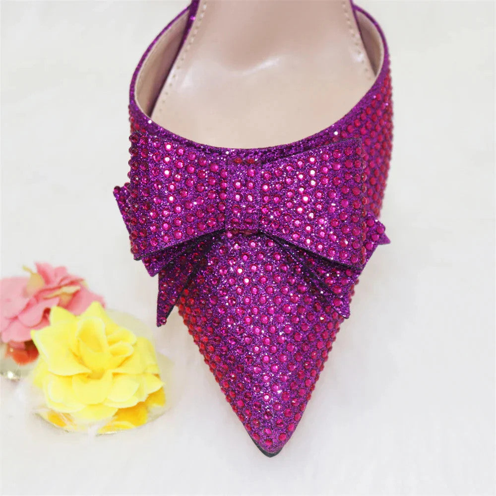 Women's Italian Shoes and Bag Set