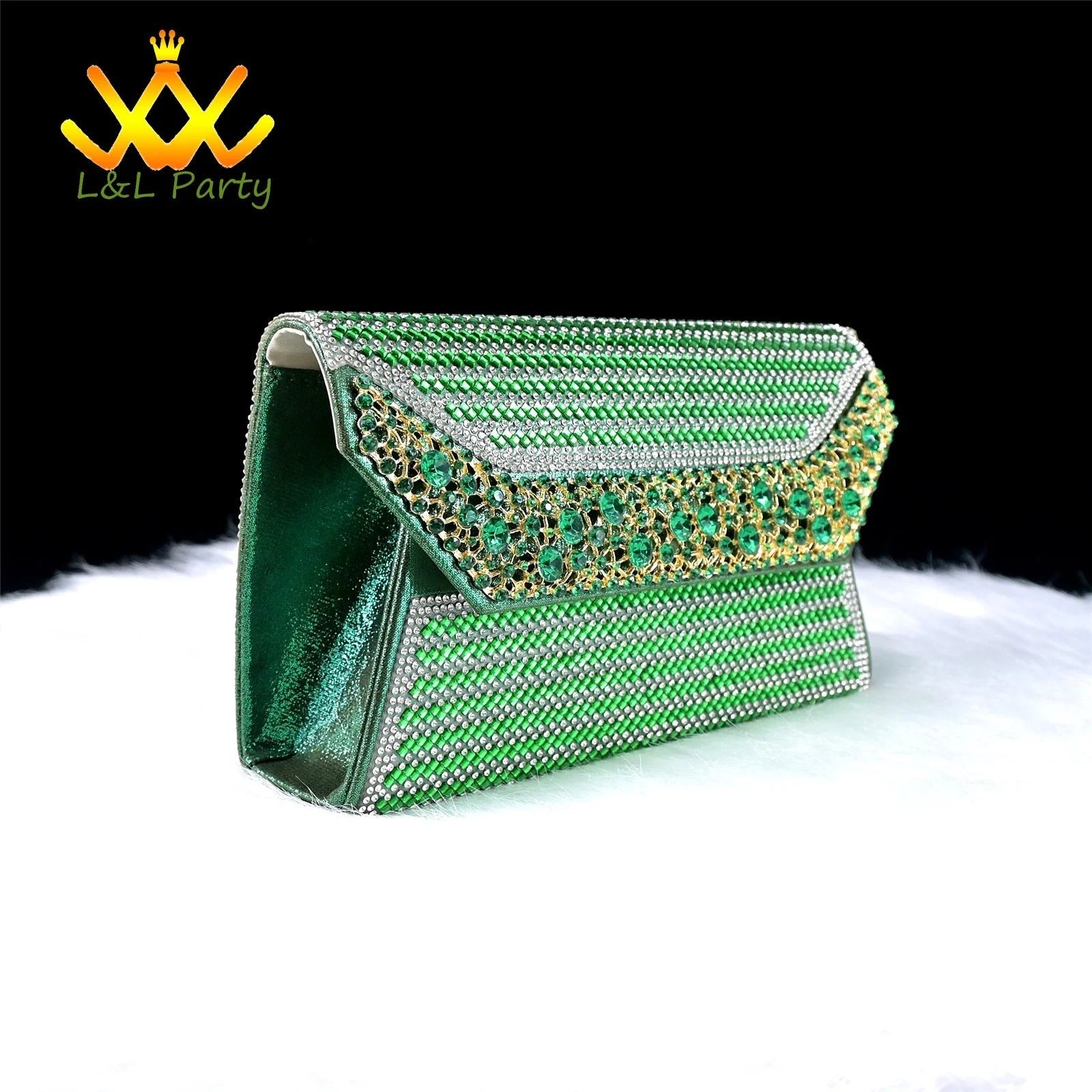 2025 Special New Arrivals Italian Women Shoes and Bag to Match in Green Color