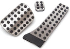 Mercedes AMG Pedals Set 3PCS Stainless Steel Fuel Brake Footrest  A C E SL  CLS