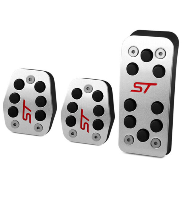 FORD Focus ST Alloy Brake Clutch Accelerator Pedal covers MK2 & MK3