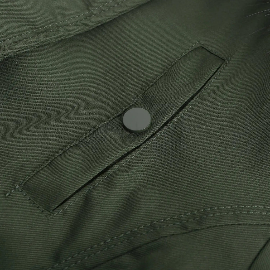 Double Sided Women's winter Thick Detachable Zipper Parka Jacket
