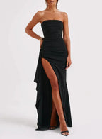 Giyu Sexy Club Evening Party Dresses Women 2025 Summer Slash Neck Backless