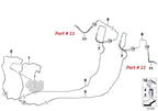 BMW Rear Brake Hose Pipe x2 Left & Right For 2 Series, 2012 - 2020