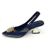 2024 Nigerian Design Evening Party Shoes And Bag Set Lucky Star Bag With