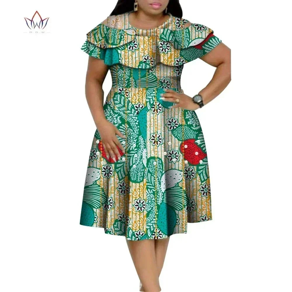 Stock Size Low Price African Dresses for Women Dashiki Ankara Women Evening