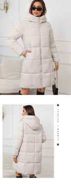 Women's Long Winter Parkas Thick Down Cotton Coat