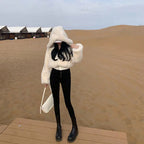 Women's Winter Fabulous Fluffy Hooded Fur Jacket