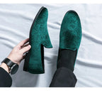 Men's Suede slip-on loafers
