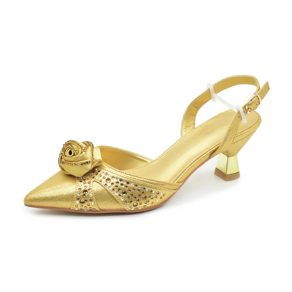 New Fashion Women Shoes and Bags To Match Set Nigeria Party Women's Pumps with