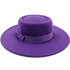 Sombrero Raised Top Fedora Hat 2023 New European and American Fedora Hat Jazz