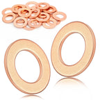 BMW Fuel Injector Copper Washer Seal Set  Diesel M57 N57 B57 Engine 6Pc 2247156