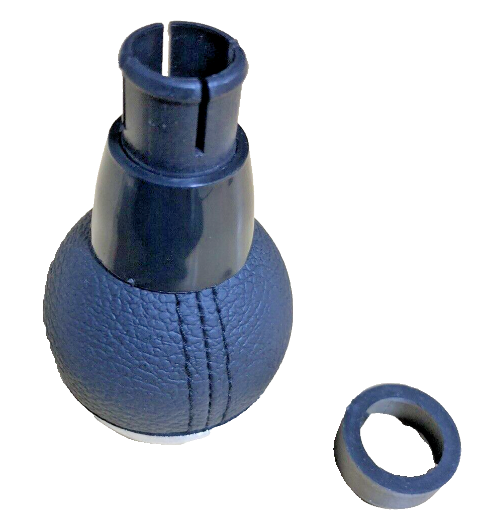 MINI 6 Speed Gear Shift Knob Soft Leather Silver Shift Pattern R55 R56 R57 R60