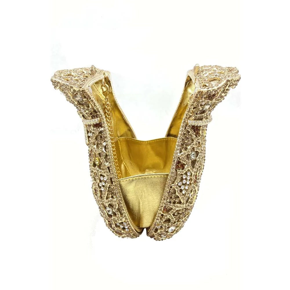 Luxury Women Evening Bag Party Crystal Clutches Purses